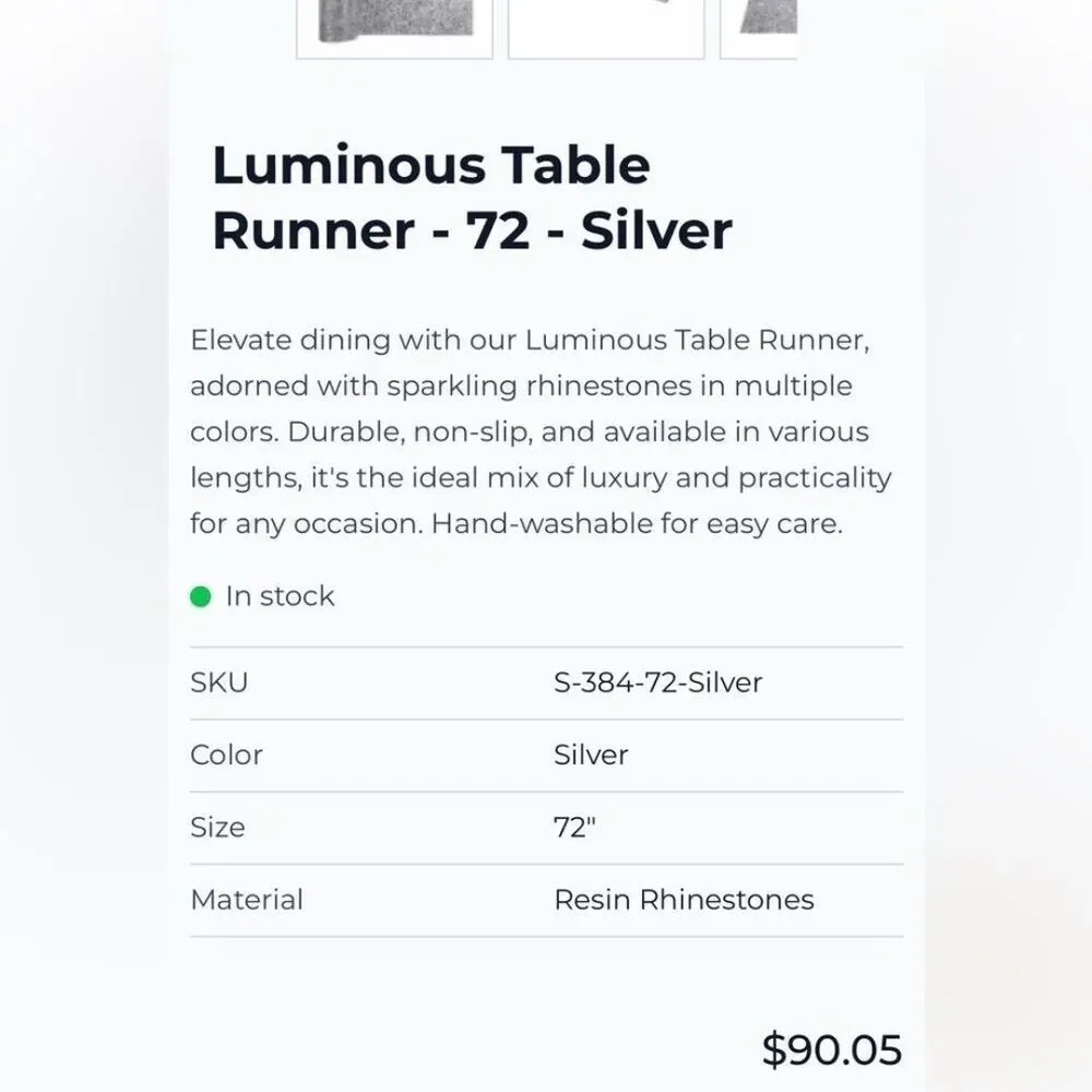 NEW Sparkles Home Luminous Collection 72